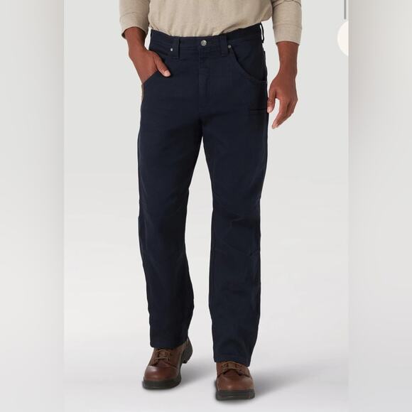 NWT Wrangler RIGGS Workwear Insulated Utility Work Pant Navy Size 44 x 30 - Picture 1 of 7